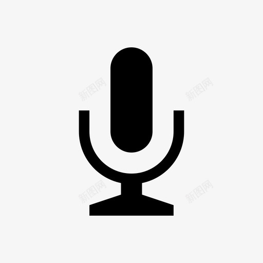 麦克风1音频图标svg_新图网 https://ixintu.com 1 声音 收音机 歌手 音频 麦克风
