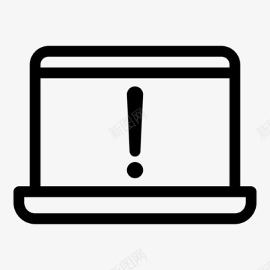 笔记本电脑警告笔记本电脑接口macbook图标图标