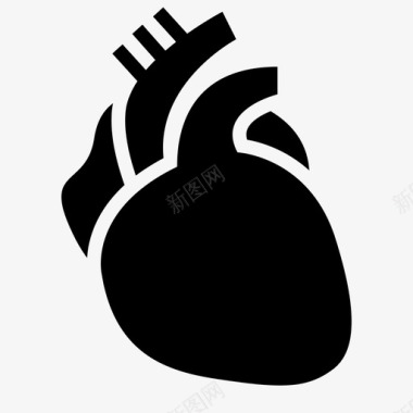 心脏人体医学图标图标