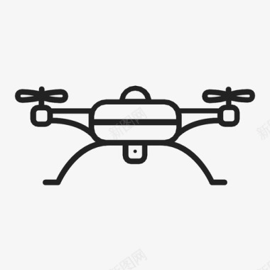 无人机摄像机飞行机器人图标图标