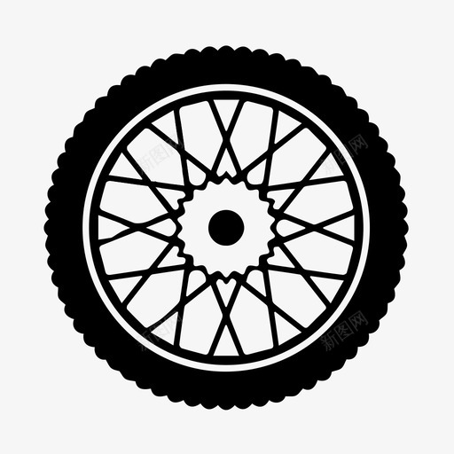 车轮自行车摩托车图标svg_新图网 https://ixintu.com 摩托车 摩托车手系列 自行车 车轮 轮胎 钉鞋