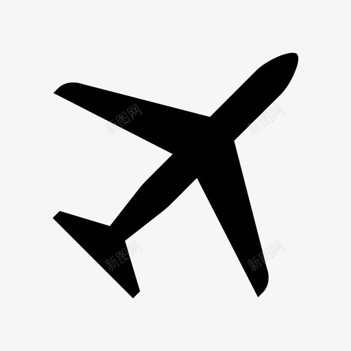 飞机空客航空公司图标svg_新图网 https://ixintu.com 机场和员工 波音 空客 航空公司 飞机