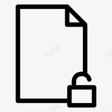 文件解锁office文档页面文件图标图标