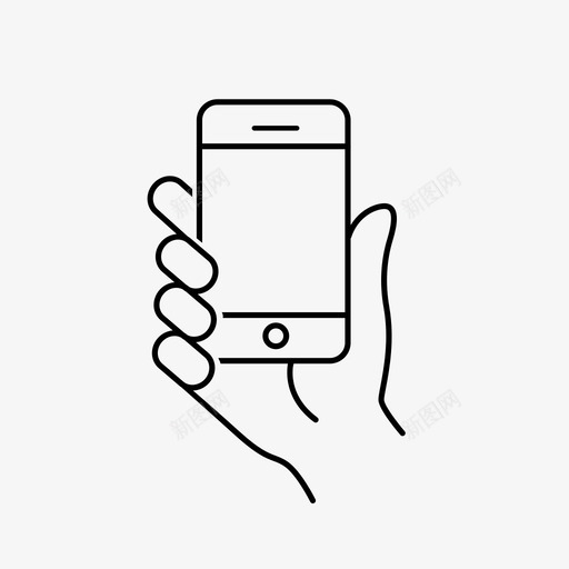 智能手机手指手图标svg_新图网 https://ixintu.com pc sea 手 手持电话 手指 操作系统 智能手机 电话