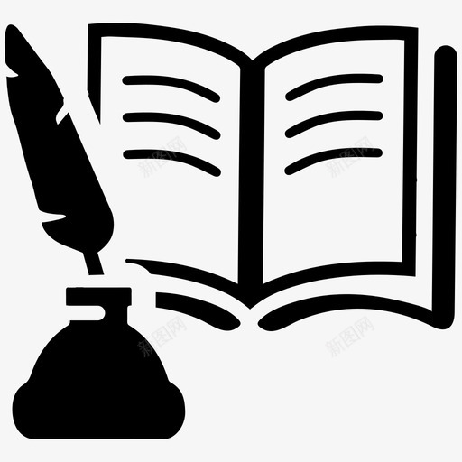 文学教育图书馆图标svg_新图网 https://ixintu.com 图书馆 学习 学校和教育 教育 文学 阅读