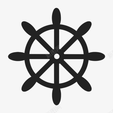 船轮方向盘图标图标
