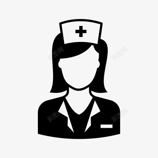 护士医生医疗保健图标svg_新图网 https://ixintu.com 人民偶像男人和女孩的职业 医学 医生 医疗保健 医院 妇女 护士
