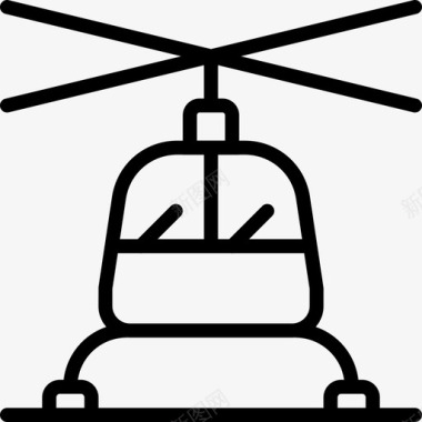 直升机汽车交通工具图标图标