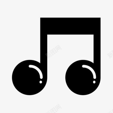 音乐潮汐符号图标图标