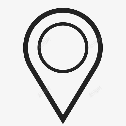 地图标记地标位置svg_新图网 https://ixintu.com 位置 地图标记 地标 销