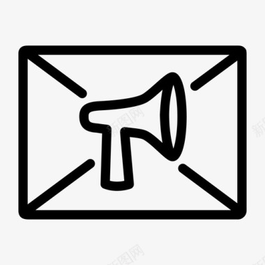 电子邮件营销电子邮件活动信封图标图标