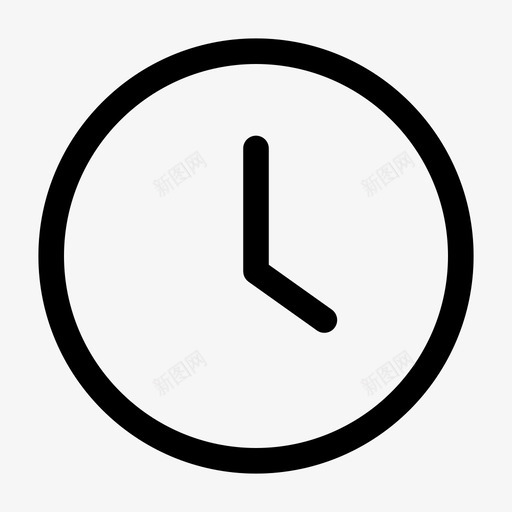 时钟钟面顺时针图标svg_新图网 https://ixintu.com 手表 时钟 时间 时间表 钟面 顺时针