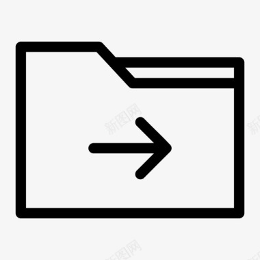 下一个文件夹计算机文件夹数据存储图标图标