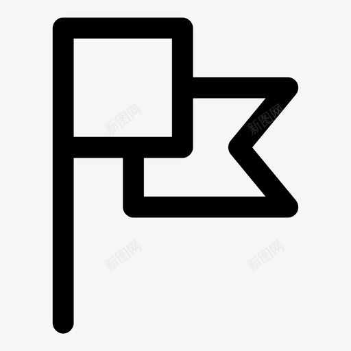 波浪旗县完成图标svg_新图网 https://ixintu.com 办公室重 县 国家 完成 标志 波浪旗