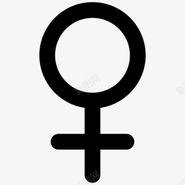 女性象征金星维纳斯图标图标