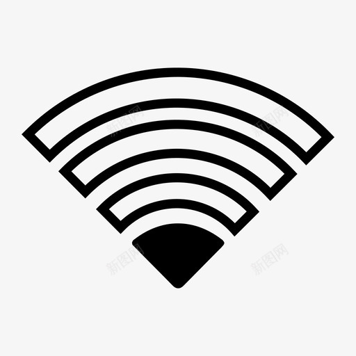 低wifi互联网信号图标svg_新图网 https://ixintu.com wifi状态 互联网 低wifi 信号 无线 音量