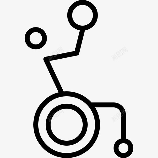 篮球残疾人残奥会图标svg_新图网 https://ixintu.com 残奥会 残疾人 篮球 轮椅