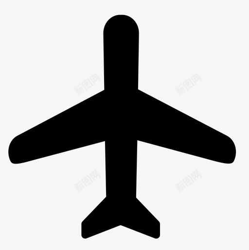 飞机机场目的地图标svg_新图网 https://ixintu.com 假日 命运 旅行 机场 目的地 飞机