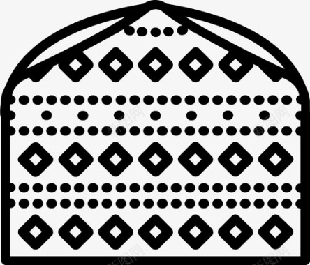 库马语阿拉伯语帽子图标图标