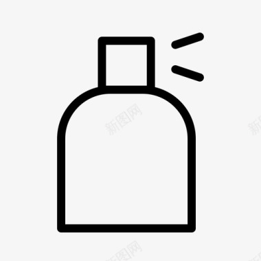 喷雾器瓶子商务图标图标
