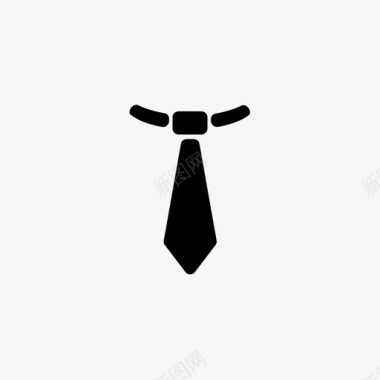 领带衬衫人际关系图标图标