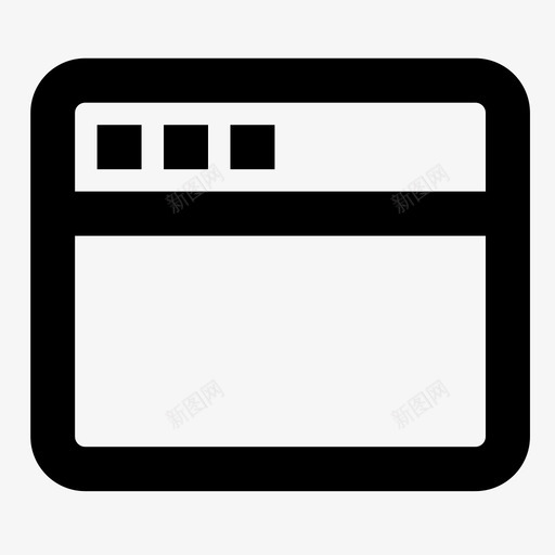 浏览器互联网网络图标svg_新图网 https://ixintu.com 96x96像素完美 互联网 在线 应用程序接口48x48 浏览器 网站 网络