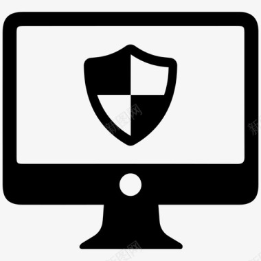 计算机保护防病毒漏洞图标图标
