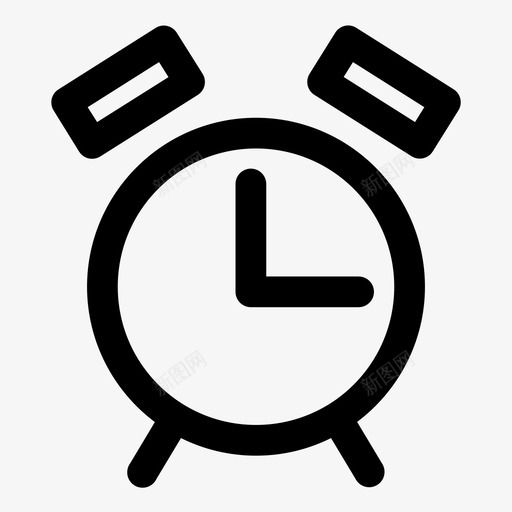 闹钟铃声时间表图标svg_新图网 https://ixintu.com 办公室重 时间 时间表 铃声 闹钟