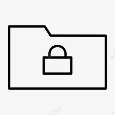 文件夹保护加密密码图标图标