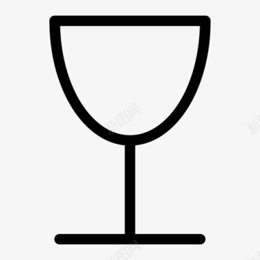 酒杯水晶饮料图标图标