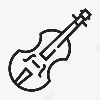 小提琴古典音乐作曲图标图标