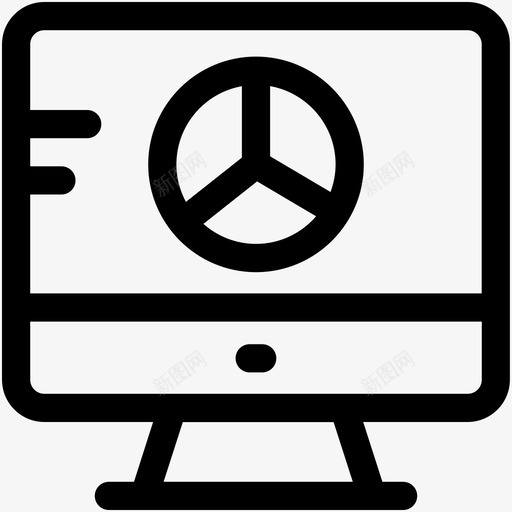 在线支付饼图图表图标svg_新图网 https://ixintu.com 商务图表 图表 在线支付 饼图