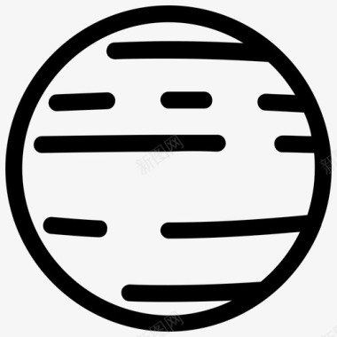 行星轨道太阳系图标图标
