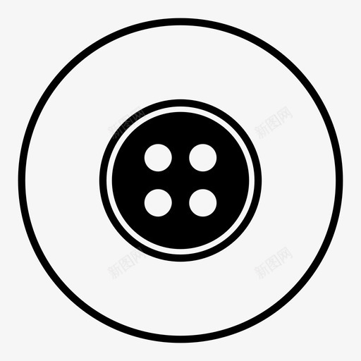 采购产品钮扣服装时尚图标svg_新图网 https://ixintu.com 四孔钮扣缝制服装配件 时尚 服装 缝纫 缝纫配件 缝纫钮扣 采购产品钮扣