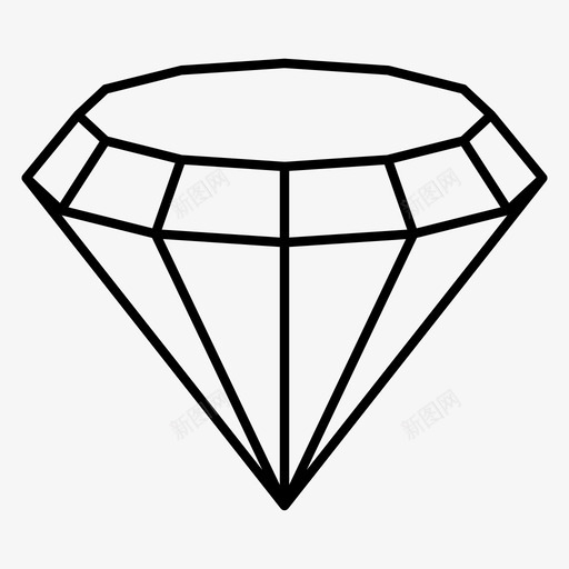 钻石图标svg_新图网 https://ixintu.com 钻石