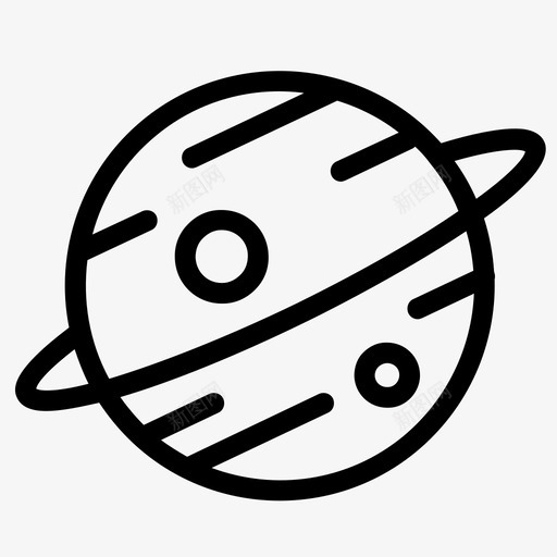 行星宇宙轨道图标svg_新图网 https://ixintu.com 宇宙 恒星 用户界面 空间 行星 轨道