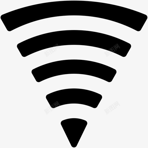wifi信号wifi区域无线保真度图标svg_新图网 https://ixintu.com 475个动作矢量图标 wifi信号 wifi区域 无线互联网 无线保真度 无线网络