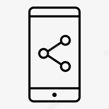 共享智能手机android手机图标图标