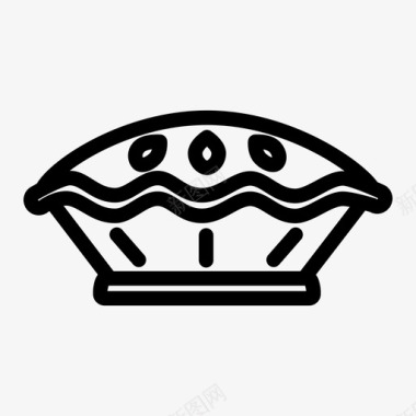 馅饼甜点食物图标图标