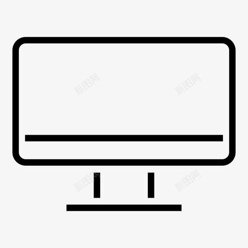 显示器潮汐屏幕图标svg_新图网 https://ixintu.com 个人电脑 互联网 屏幕 搜索引擎优化 显示器 桌面 潮汐 电脑 盾徽 脉冲 震动
