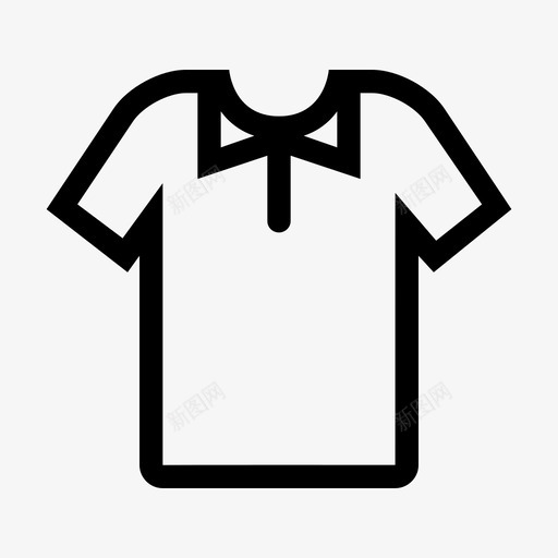 马球衫服装衬衫图标svg_新图网 https://ixintu.com T恤 服装 衣柜 衬衫 马球衫