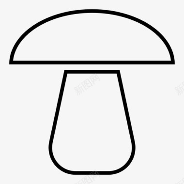 牛肝菌蘑菇素食主义者素食主义者图标图标