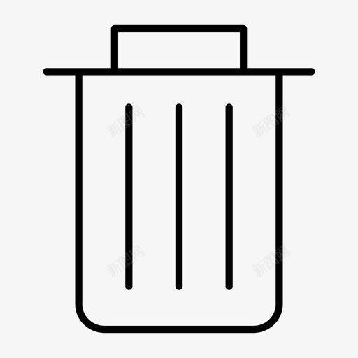 垃圾桶出售回收图标svg_新图网 https://ixintu.com 不 互联网瘦 出售 回收 垃圾桶 废物 持有 篮子 粗体 黄金