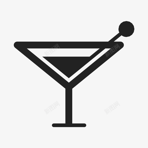 鸡尾酒邦德庆祝图标svg_新图网 https://ixintu.com 庆祝 橄榄 玻璃杯 邦德 马提尼 鸡尾酒