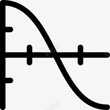 余弦轴数学图标图标