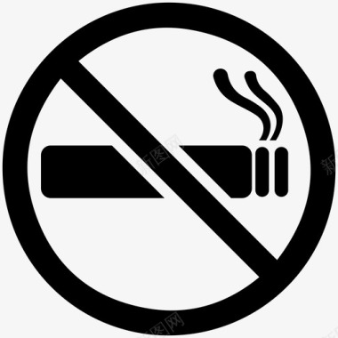 禁烟区域香烟图标图标