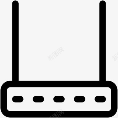 互联网调制解调器互联网助推器互联网连接图标图标