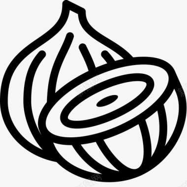 洋葱食物香草图标图标