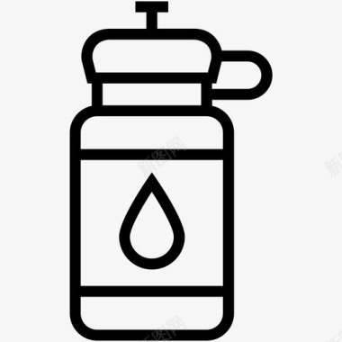 水瓶运动饮料瓶运动瓶图标图标