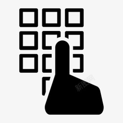 手机数字键盘数字键盘使用密码图标高清图片